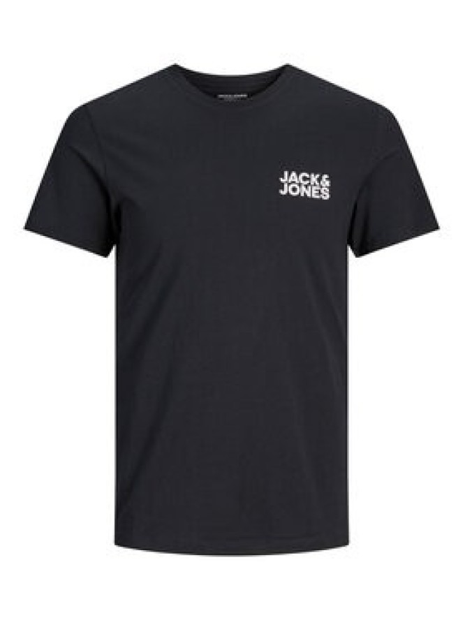 Jack & Jones T-Shirt Corp Logo 12151955 Czarny Slim Fit