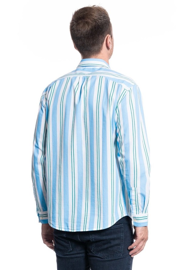 KOSZULA MĘSKA LEE RIVETED SHIRT SKY BLUE L66IDRNR 112116422