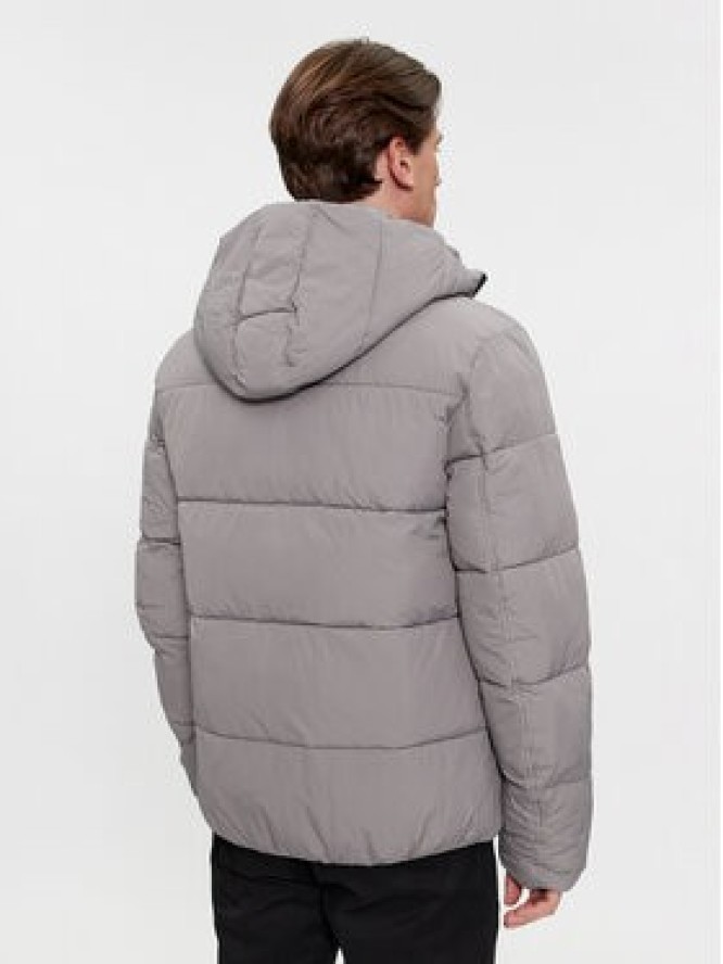 Calvin Klein Kurtka zimowa Crinkle K10K110336 Szary Regular Fit