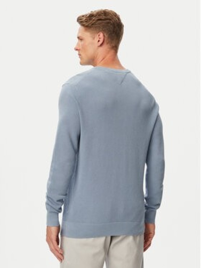 Tommy Hilfiger Sweter Essential MW0MW36347 Błękitny Regular Fit