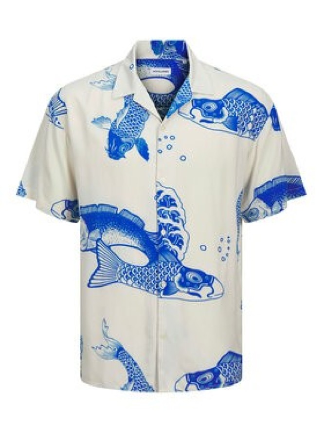 Jack & Jones Koszula Jeff 12268465 Niebieski Relaxed Fit