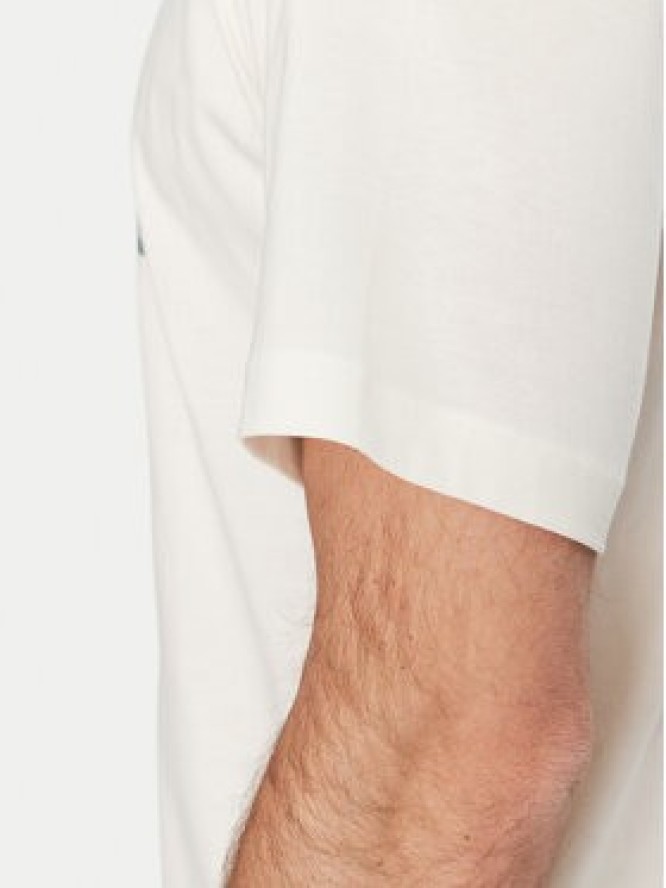 New Balance T-Shirt MT51924 Biały Relaxed Fit