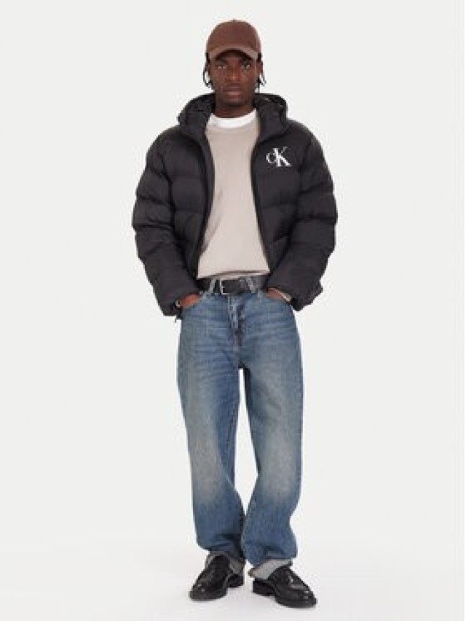 Calvin Klein Jeans Kurtka zimowa LV04RD528G Czarny Regular Fit