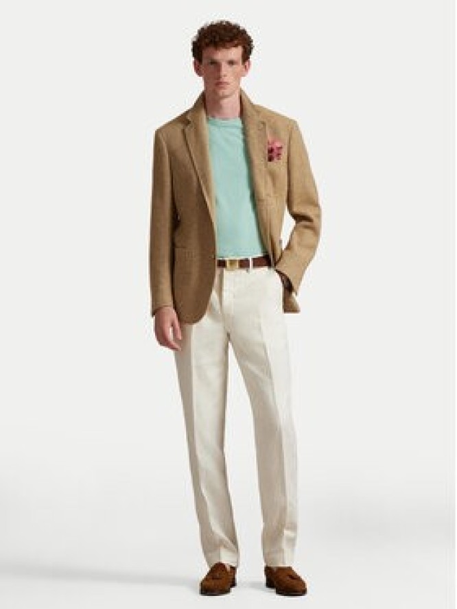 Polo Ralph Lauren T-Shirt 710671438507 Zielony Custom Slim Fit