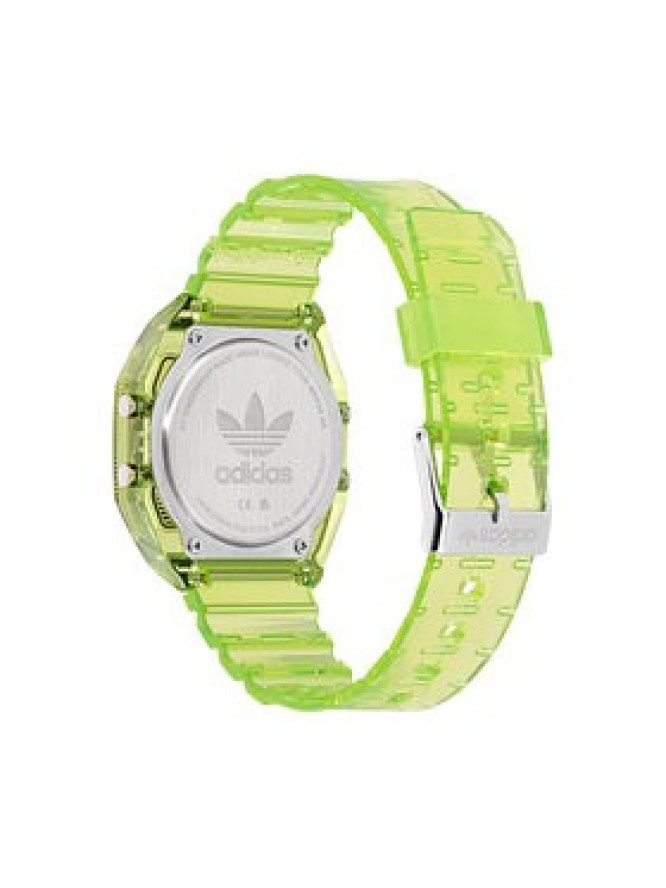 adidas Zegarek AO Street Digital Two Crystal AOST25538 Zielony