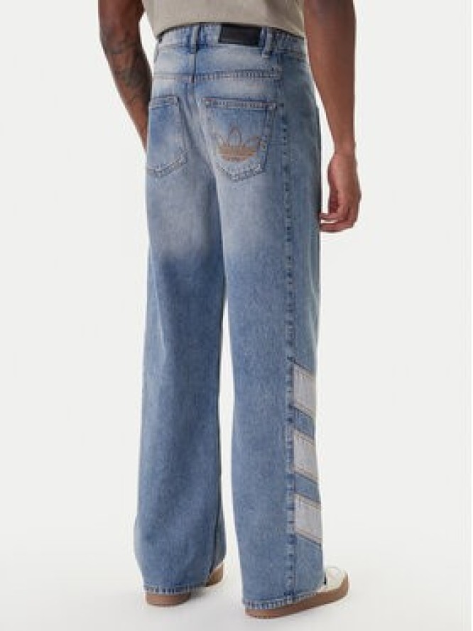 adidas Jeansy KE0112 Niebieski Loose Fit