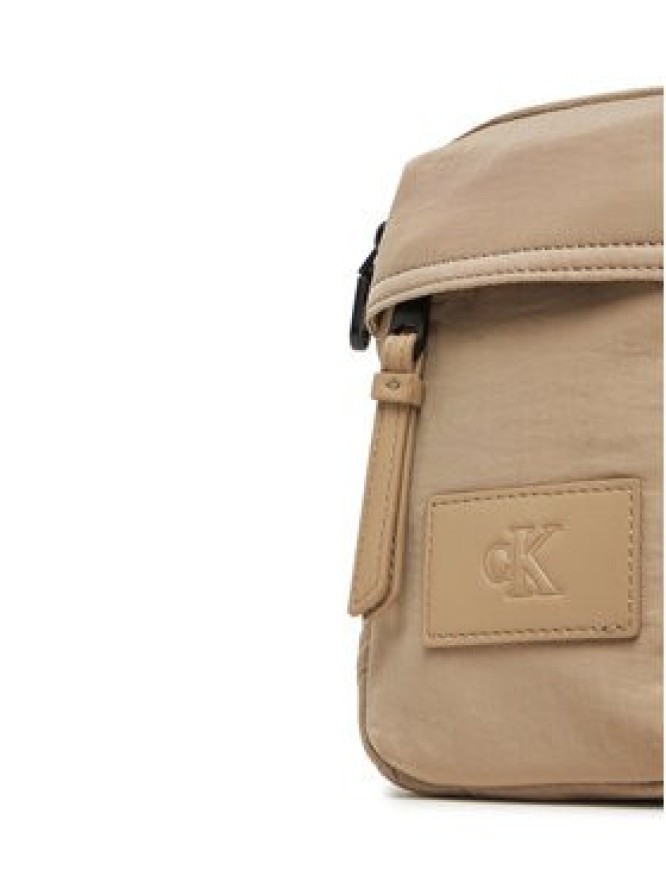 Calvin Klein Jeans Saszetka Metro Nylon Reporter S Ny LV04G3089G Beżowy