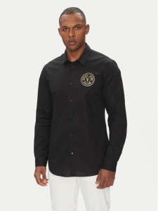 Versace Jeans Couture Koszula 78GALYS1 Czarny Slim Fit