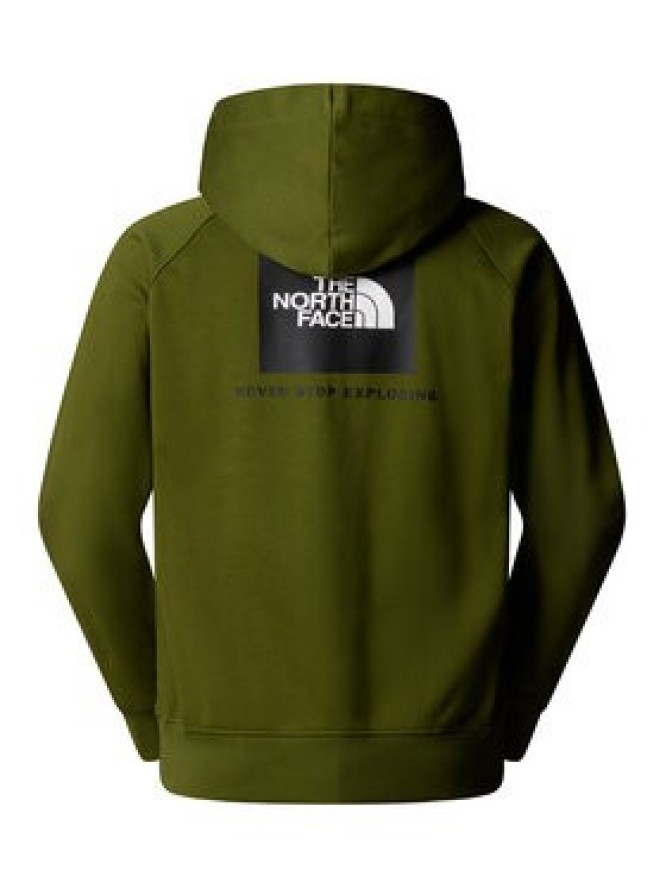 The North Face Bluza Redbox NF0A89F9 Zielony Regular Fit