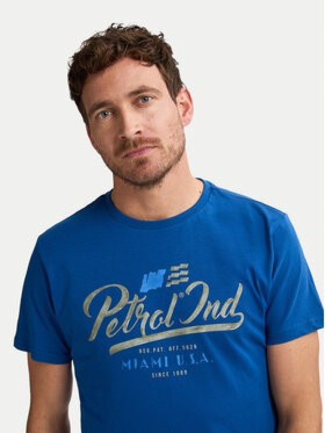 Petrol Industries T-Shirt M-1050-TSR600 Niebieski Regular Fit
