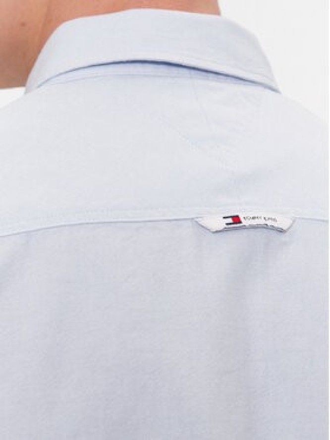 Tommy Jeans Koszula Oxford DM0DM18335 Błękitny Regular Fit