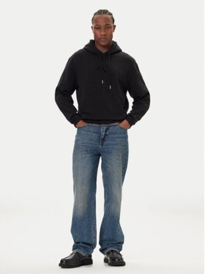 Calvin Klein Jeans Bluza LV04RD250G Czarny Regular Fit