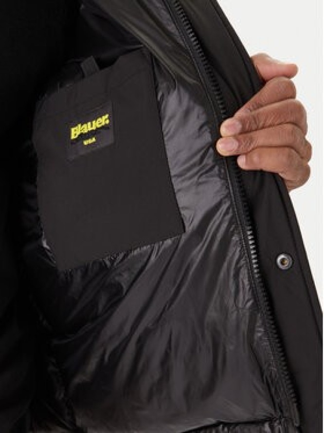 Blauer Kurtka puchowa Giubbini 25WBLUC03143 Czarny Regular Fit
