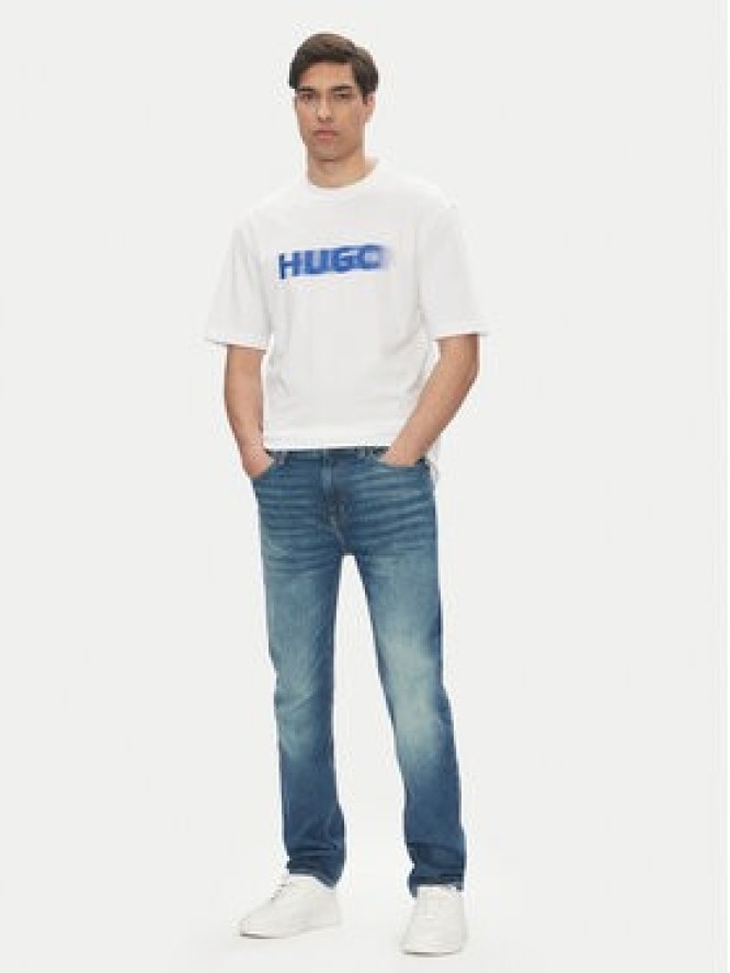 HUGO Jeansy Ash 50541564 Niebieski Slim Fit