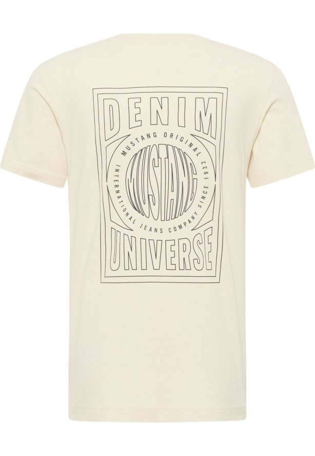 Męski T-shirt MUSTANG Austin Light Gray 1015657 3003