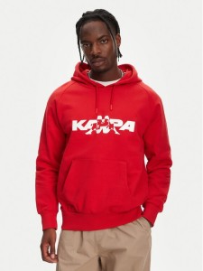 Kappa Bluza Nhayma 341V57W Czerwony Regular Fit