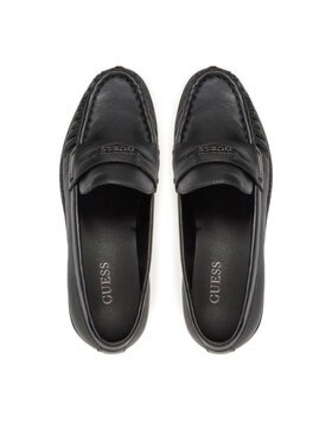 Guess Mokasyny FMJOSA LEA14 Czarny
