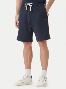Aeronautica Militare Szorty sportowe 261BF0030UF00677 Granatowy Regular Fit