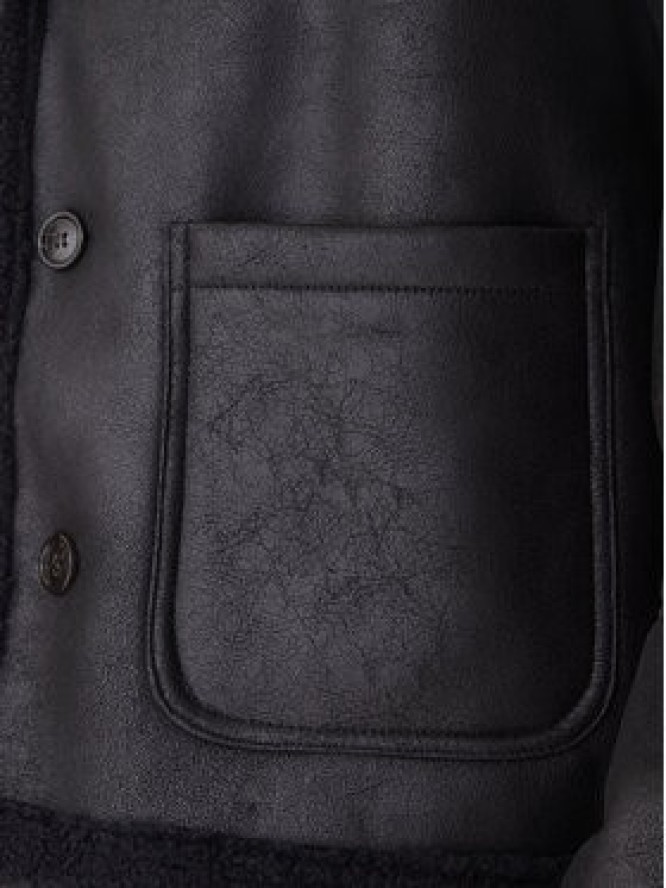 Jack & Jones Kurtka z imitacji skóry Cambridge 12282946 Czarny Regular Fit