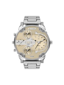 Diesel Zegarek Mr.Daddy Slim DZ7495 Srebrny