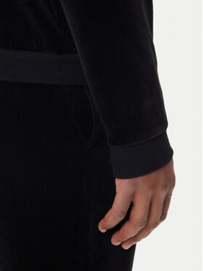 BOSS Bluza Velour 50550636 Czarny Regular Fit