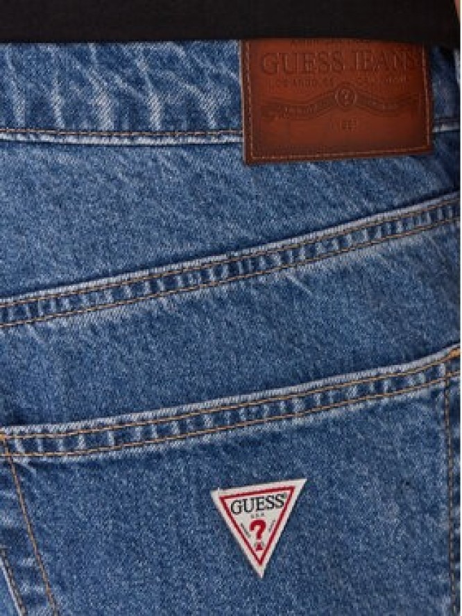 Guess Jeans Jeansy M5YA1B D633A Niebieski Straight Fit