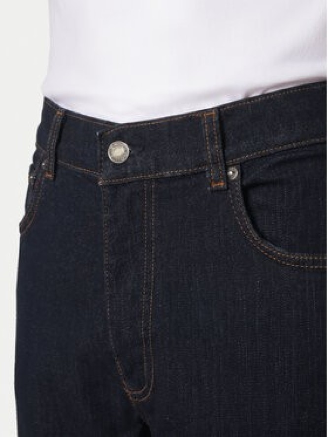 Guess Jeansy M6YA82 D1473 Granatowy Relaxed Fit