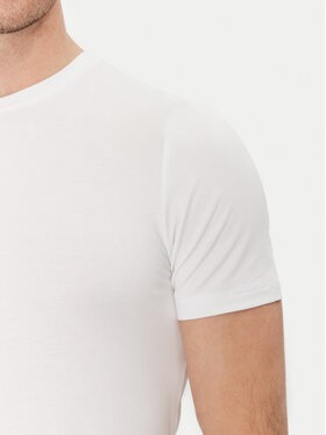 Resteröds Komplet t-shirtów 27040 2 Biały Slim Fit