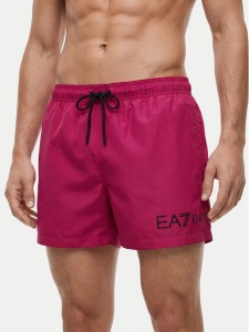 EA7 Emporio Armani Szorty kąpielowe 7M002000 AF13049 MA102 Różowy Regular Fit