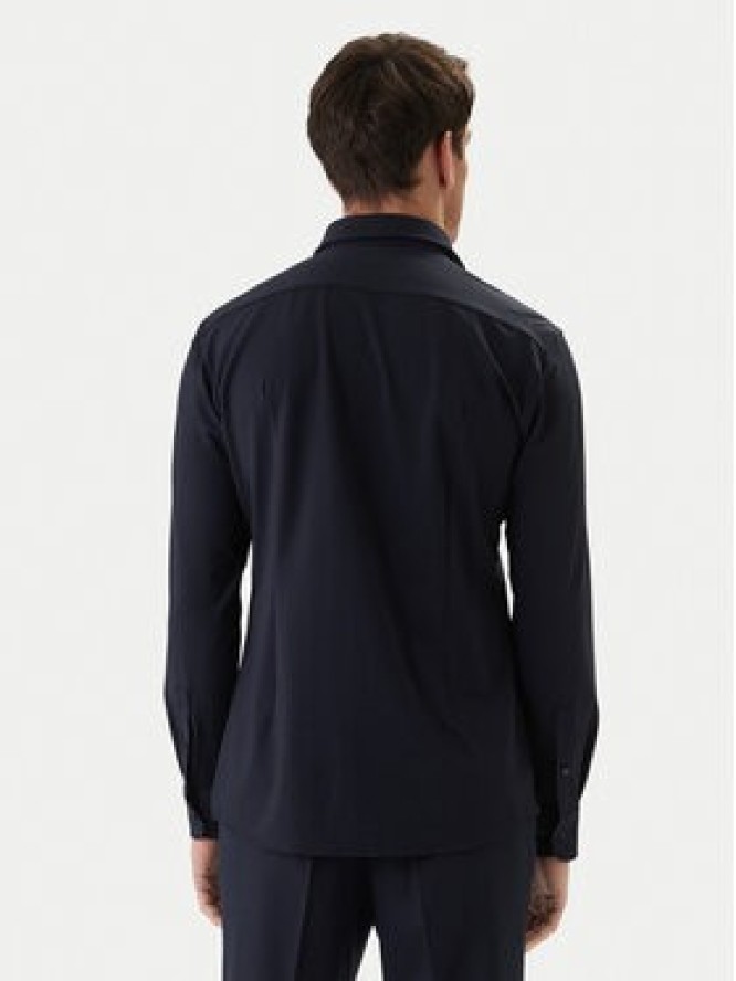 BOSS Koszula P-Hank 50555767 Granatowy Slim Fit