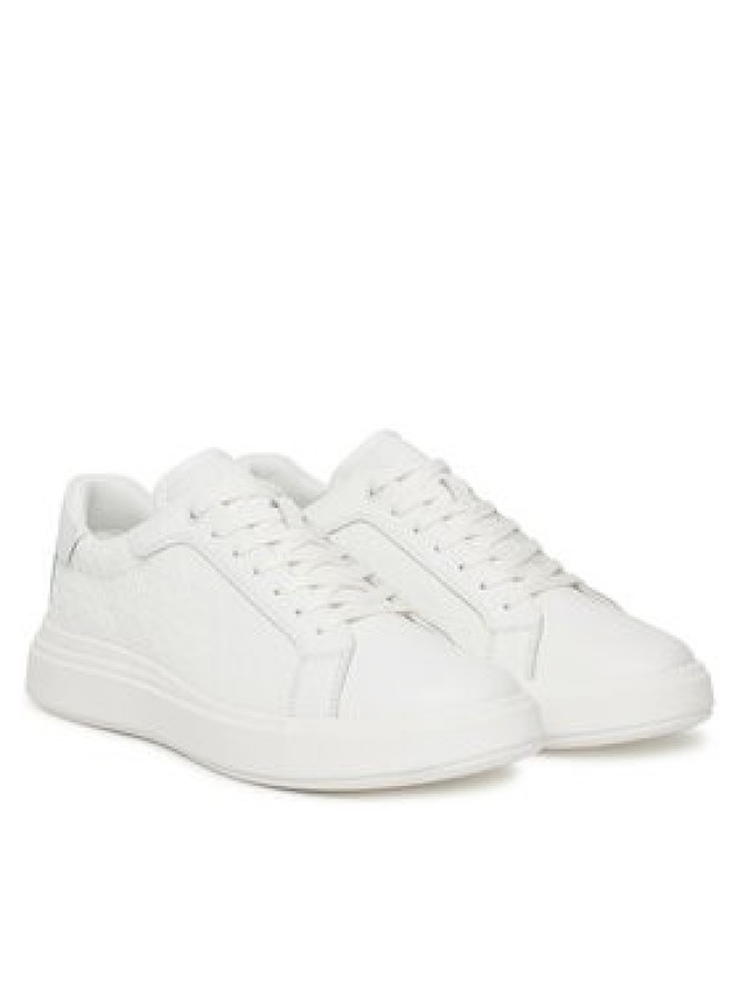 Calvin Klein Sneakersy Chunky Low Top Lace Up Mono HM0HM01970 Biały