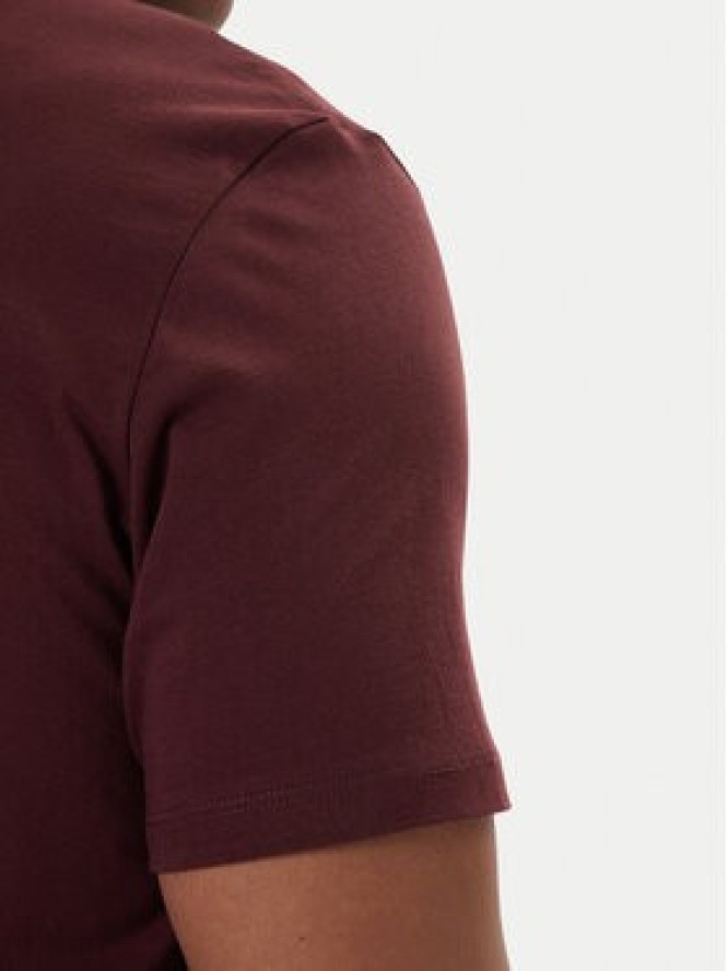 Calvin Klein T-Shirt Logo 30s LV04LD230G Bordowy Relaxed Fit