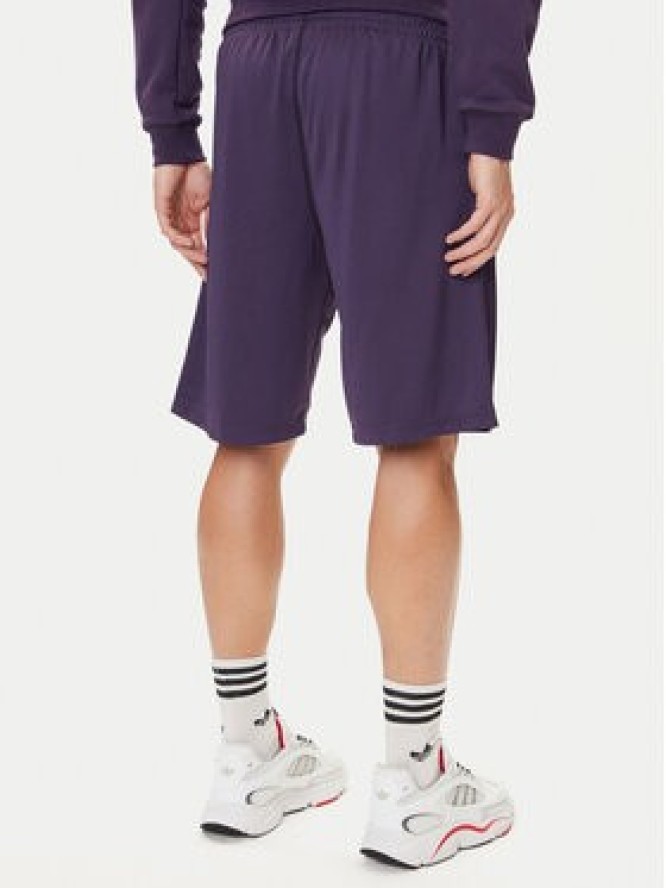 adidas Szorty sportowe Graphic Mesh JY2758 Fioletowy Loose Fit