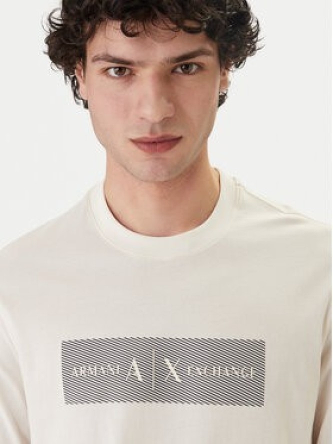 Armani Exchange Longsleeve XM002820 AF10356 U1074 Écru Regular Fit