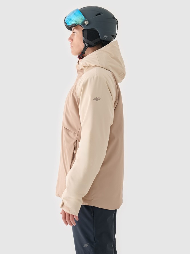 4F Kurtka narciarska membrana 8000 męska - beżowa XL