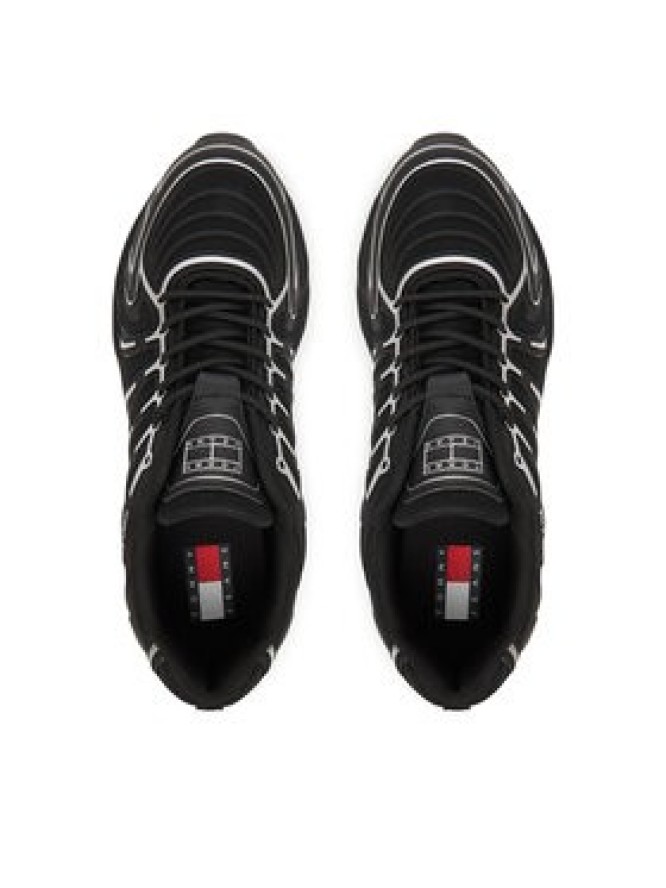 Tommy Jeans Sneakersy Tjm Outdoor Runner Tech. EM0EM01640 Czarny