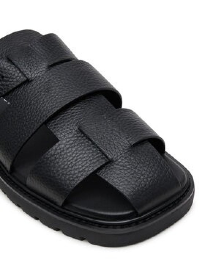 Calvin Klein Jeans Klapki Sq Molded Sandal Fisherman YM0YM01220 Czarny