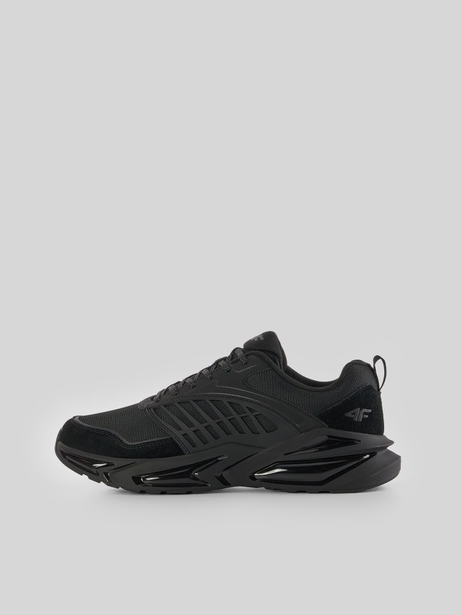 4F Sneakersy VENE z elementami zamszowymi męskie - czarne 45