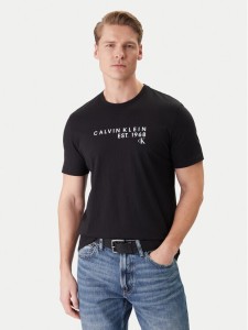 Calvin Klein Jeans T-Shirt LV04RF800G Czarny Classic Fit