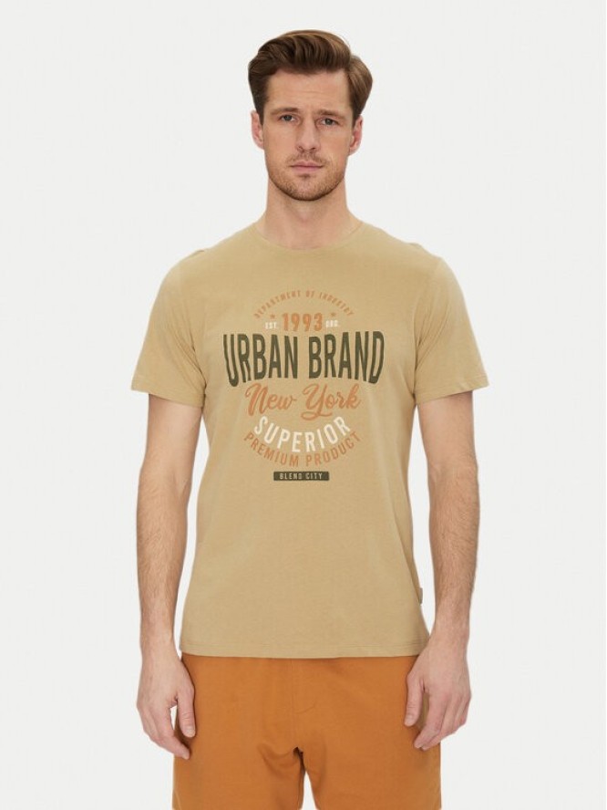 Blend T-Shirt 20717759 Beżowy Regular Fit
