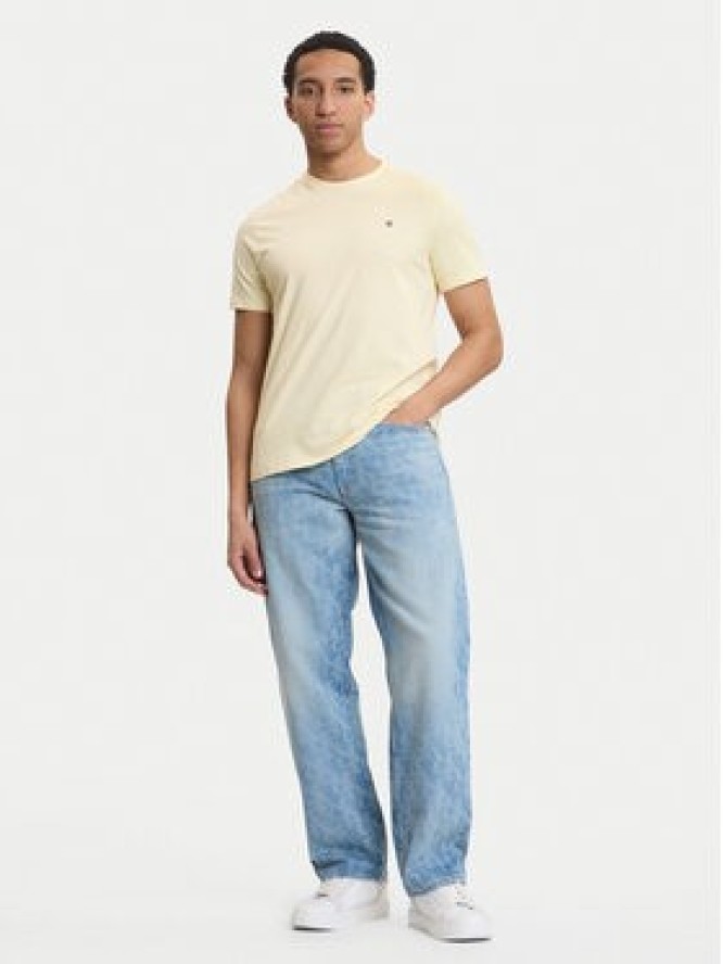 Calvin Klein Jeans T-Shirt Classic Monogram LV04RD254G Écru Regular Fit