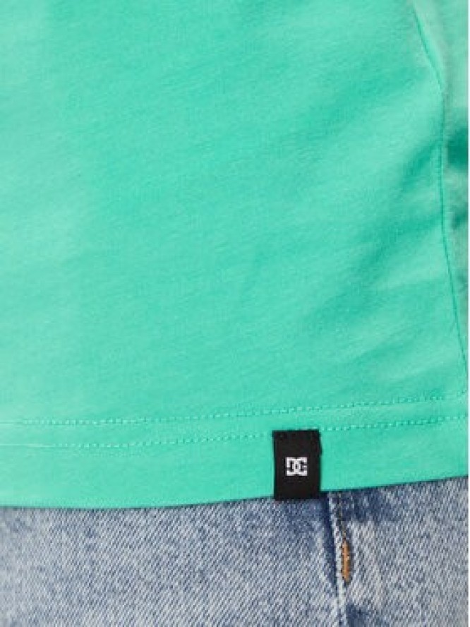 DC Shoes T-Shirt Chain Gang Tss ADYZT05348 Zielony Regular Fit