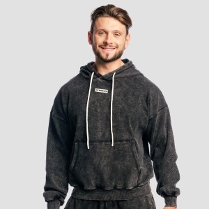 Bluza męska rekreacyjna z kapturem Aura Washed
