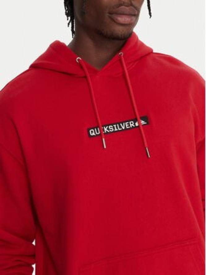 Quiksilver Bluza Dna EQYFT05121 Czerwony Oversize