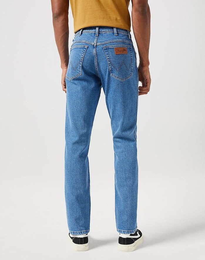 WRANGLER TEXAS SLIM MĘSKIE SPODNIE JEANSOWE JEANSY BARN 112351257 W12S017974