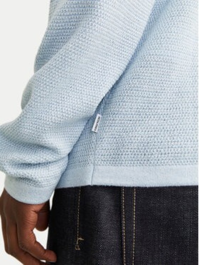 Jack & Jones Sweter George 12268279 Błękitny Regular Fit