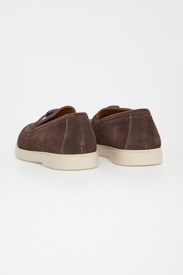 Loafersy męskie zamszowe BALDININI