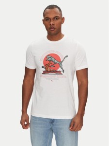 Puma T-Shirt Bonsai 629634 Biały Regular Fit