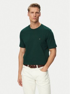 Tommy Hilfiger T-Shirt Ess Seasonal MW0MW39995 Zielony Regular Fit