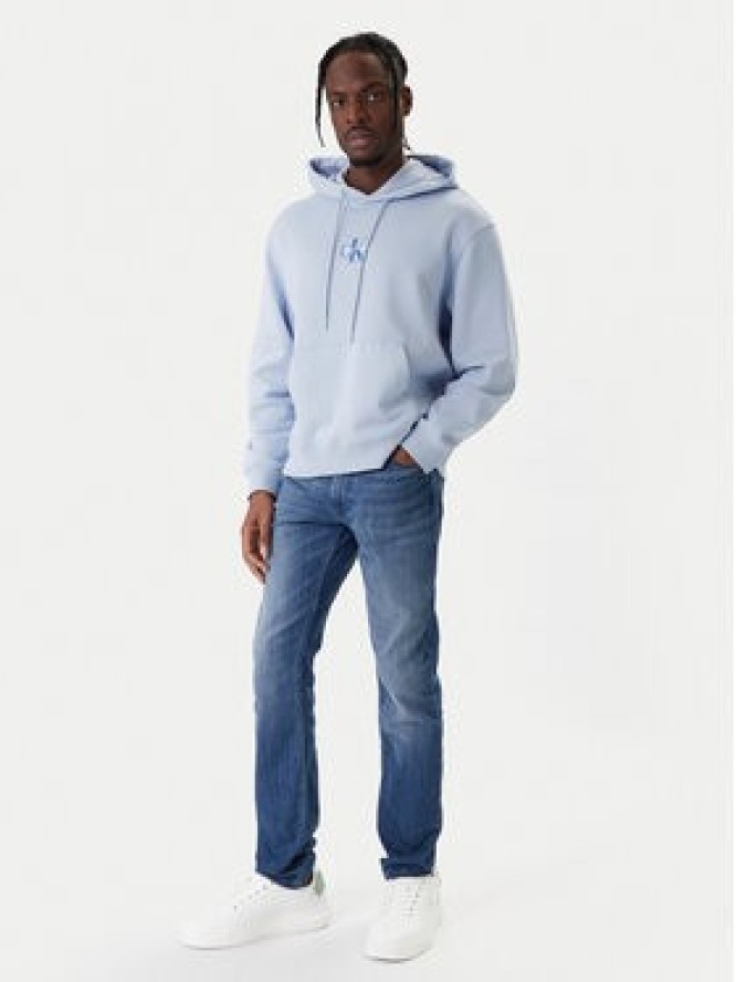 Calvin Klein Jeans Bluza LV04RD243G Fioletowy Regular Fit